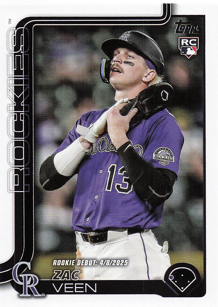 2025 Topps Update Baseball Zac Veen #US2