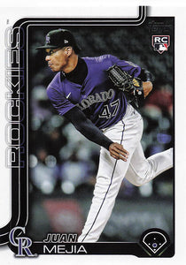 2025 Topps Update Baseball Juan Mejia #US285 Rookie