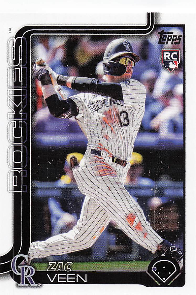 2025 Topps Update Baseball Zac Veen #US286 Rookie