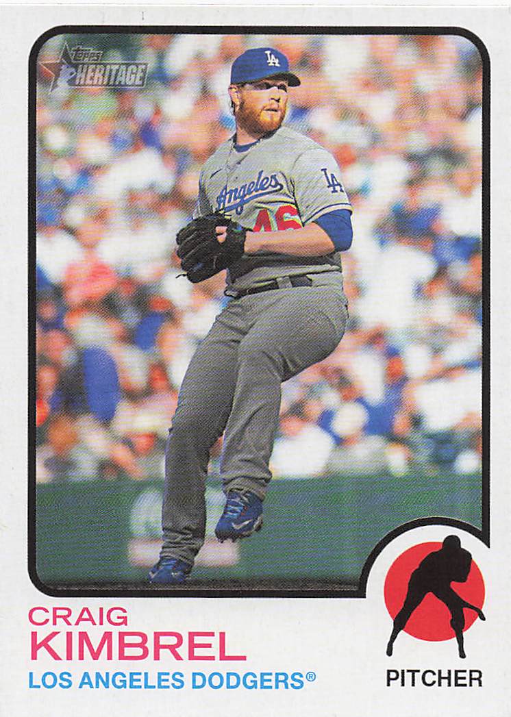 2022 Topps Heritage Baseball Craig Kimbrel #675