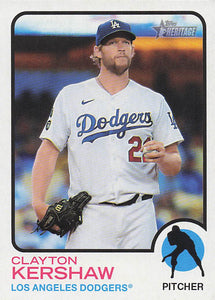 2022 Topps Heritage Baseball Clayton Kershaw #725d