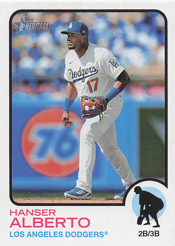 2022 Topps Heritage Baseball Hanser Alberto #567