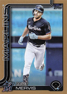 2025 Topps Update Baseball Gold 1303/2025 Matt Mervis #US68