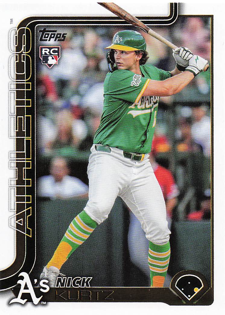 2025 Topps Update Baseball Nick Kurtz #US201 Rookie