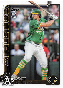 2025 Topps Update Baseball Nick Kurtz #US201 Rookie