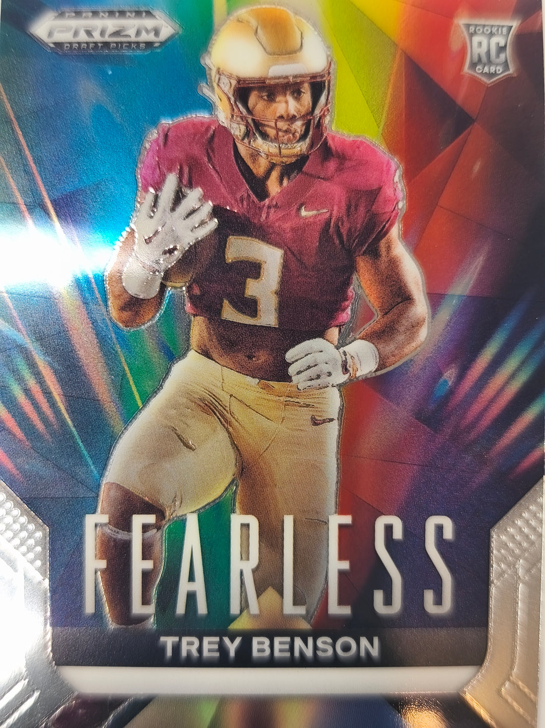2024 Panini Prizm Draft Picks Football Fearless Trey Benson #F-TB