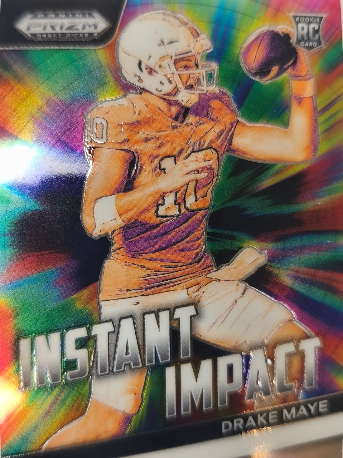 2024 Panini Prizm Draft Picks Football Instant Impact Drake Maye #II-DM