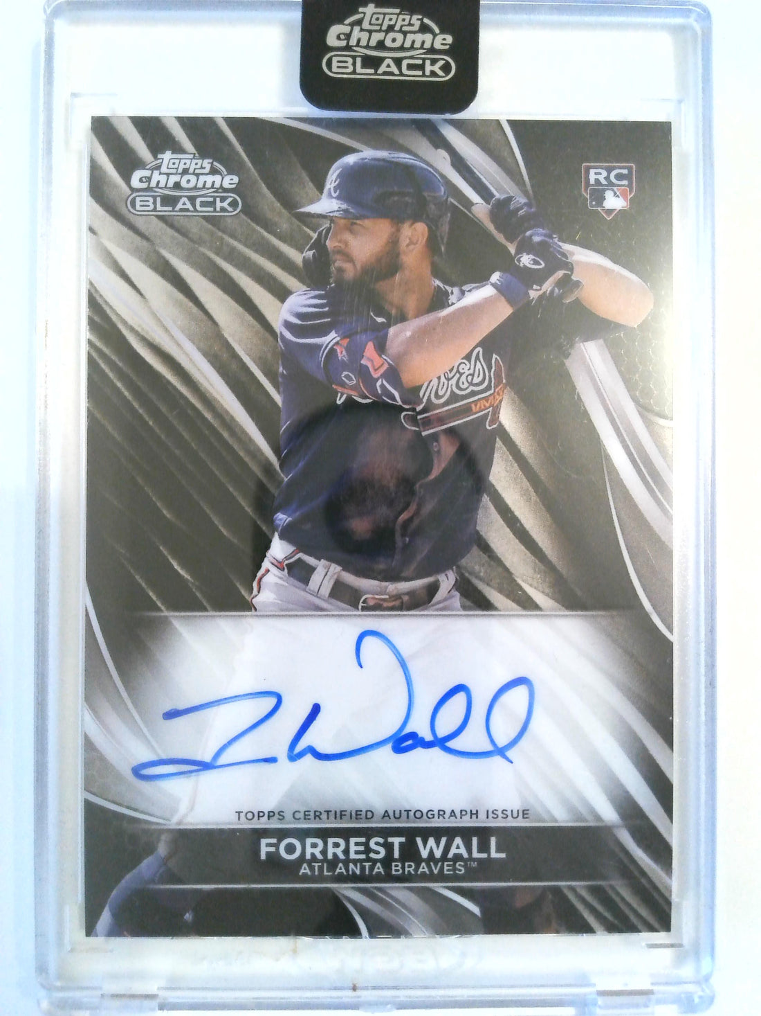 2024 Topps Chrome Black Baseball Chrome Black Autographs Forrest Wall #CBA-FW