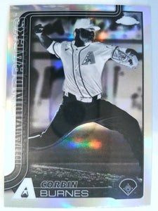 2025 Topps Chrome Baseball Negative Refractors Corbin Burnes #17