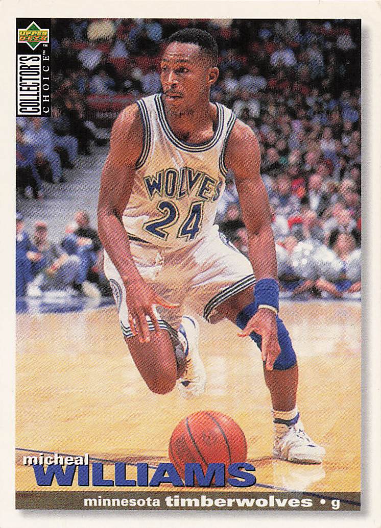 1995-96 Collector's Choice German I Basketball Micheal Williams #91