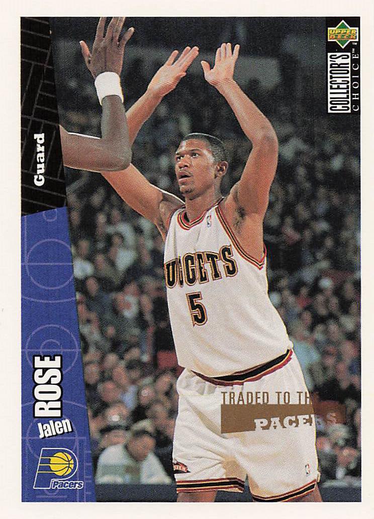 1996-97 Collector's Choice Basketball Jalen Rose #42
