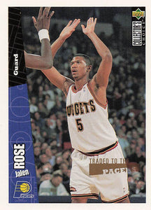 1996-97 Collector's Choice Basketball Jalen Rose #42