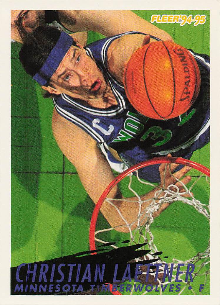 1994-95 Fleer European Basketball Christian Laettner #137