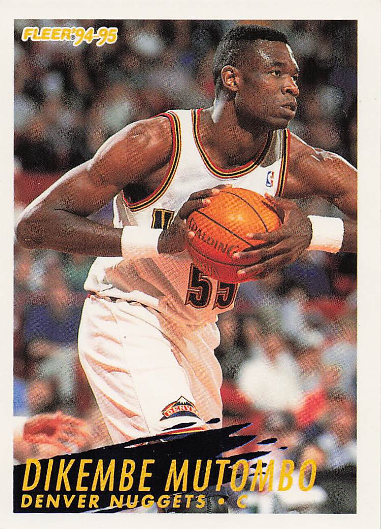 1994-95 Fleer European Basketball Dikembe Mutombo #57