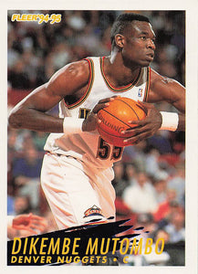 1994-95 Fleer European Basketball Dikembe Mutombo #57