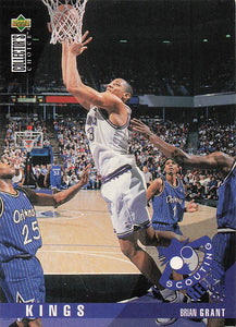1995-96 Collector's Choice English II Basketball Brian Grant #133
