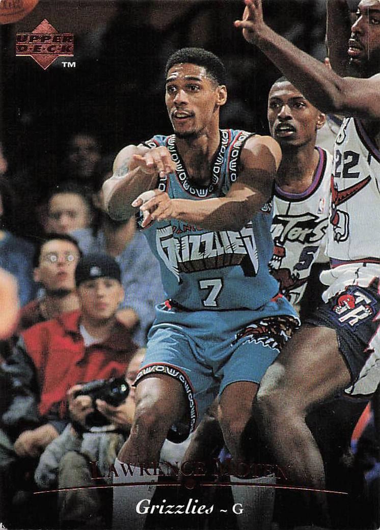 1995-96 Upper Deck Basketball Lawrence Moten #281 Rookie