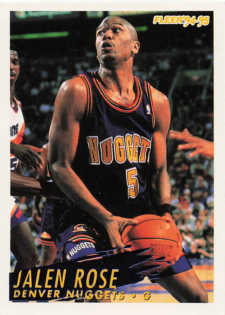 1994-95 Fleer European Basketball Jalen Rose #60