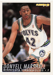 1994-95 Fleer European Basketball Donyell Marshall #138