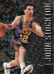 1996-97 Metal Basketball John Stockton #102