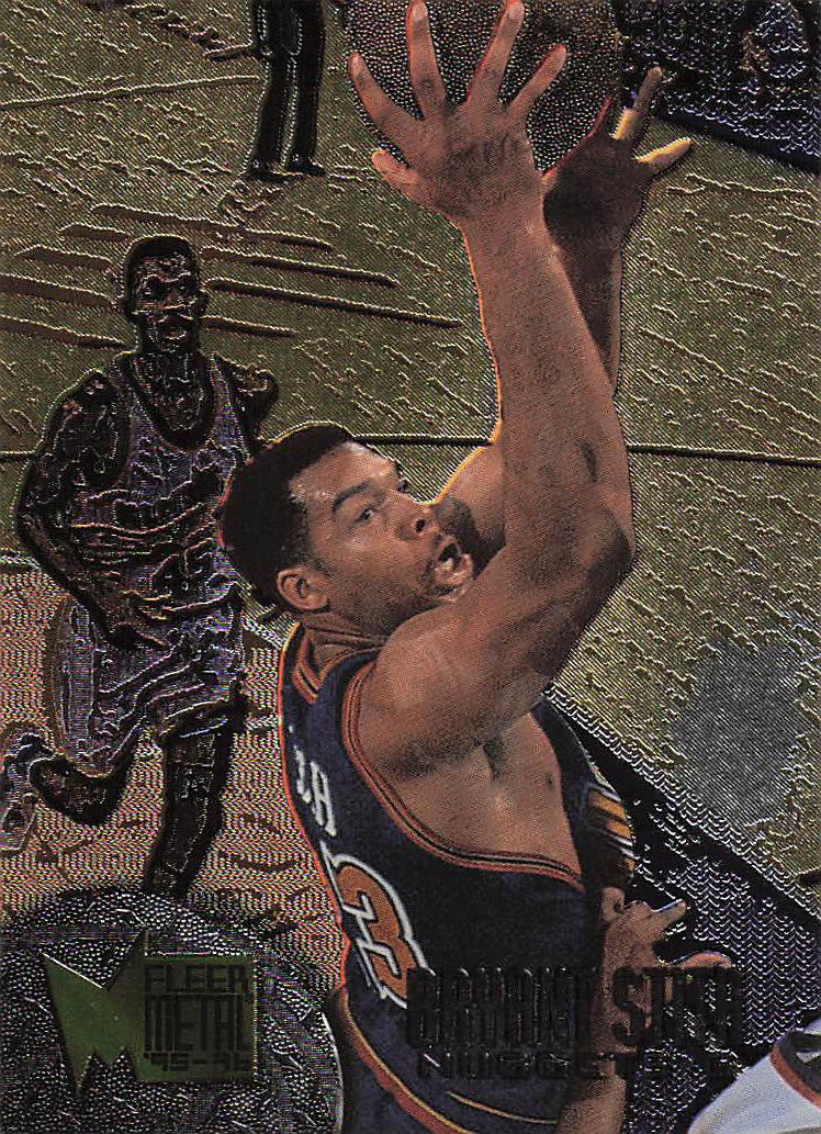 1995-96 Metal Basketball Bryant Stith #144