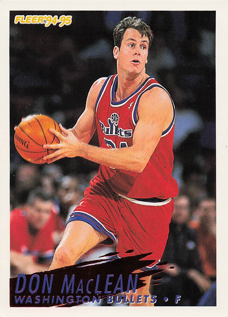 1994-95 Fleer European Basketball Don MacLean #235