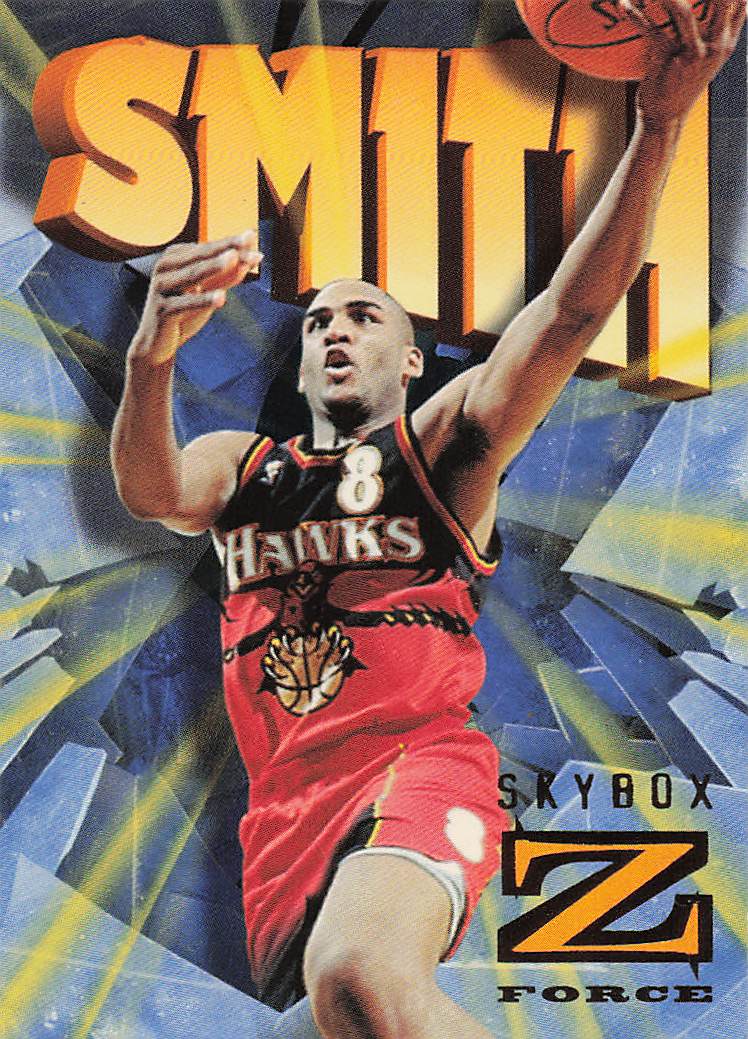 1996-97 SkyBox Z-Force Basketball Steve Smith #4