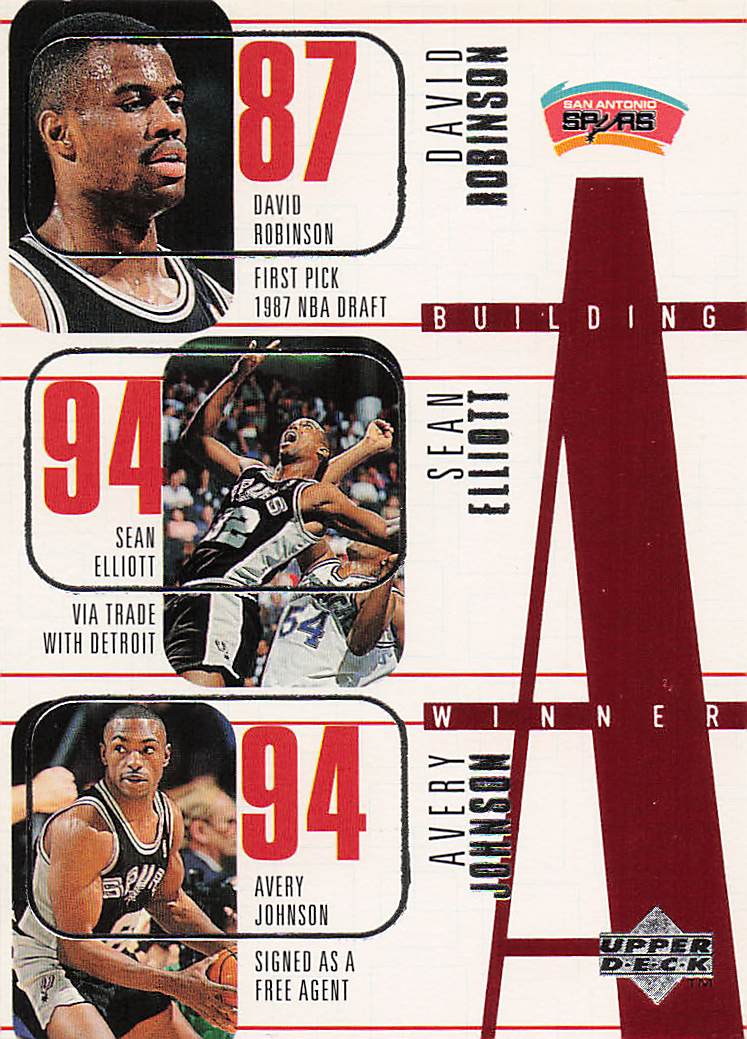 1996-97 Upper Deck Robinson / Elliott / Johnson / Del Negro / Person BW #159