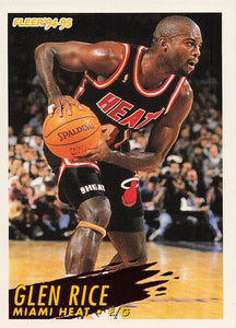 1994-95 Fleer European Basketball Glen Rice #124