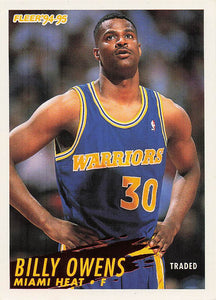 1994-95 Fleer European Basketball Billy Owens #122