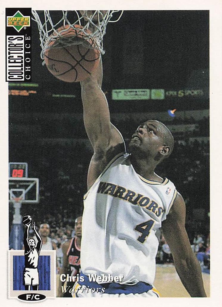 1994-95 Collector's Choice German Basketball Chris Webber #4