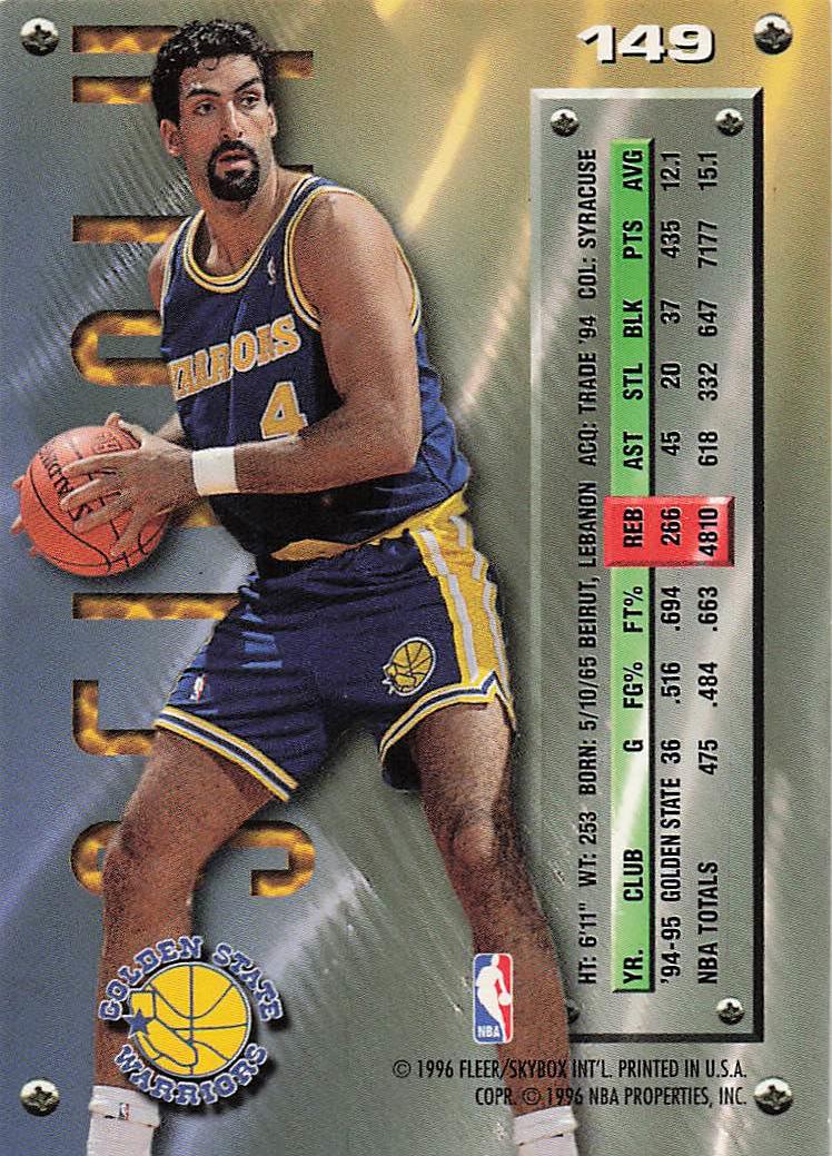 1995-96 Metal Basketball Rony Seikaly #149