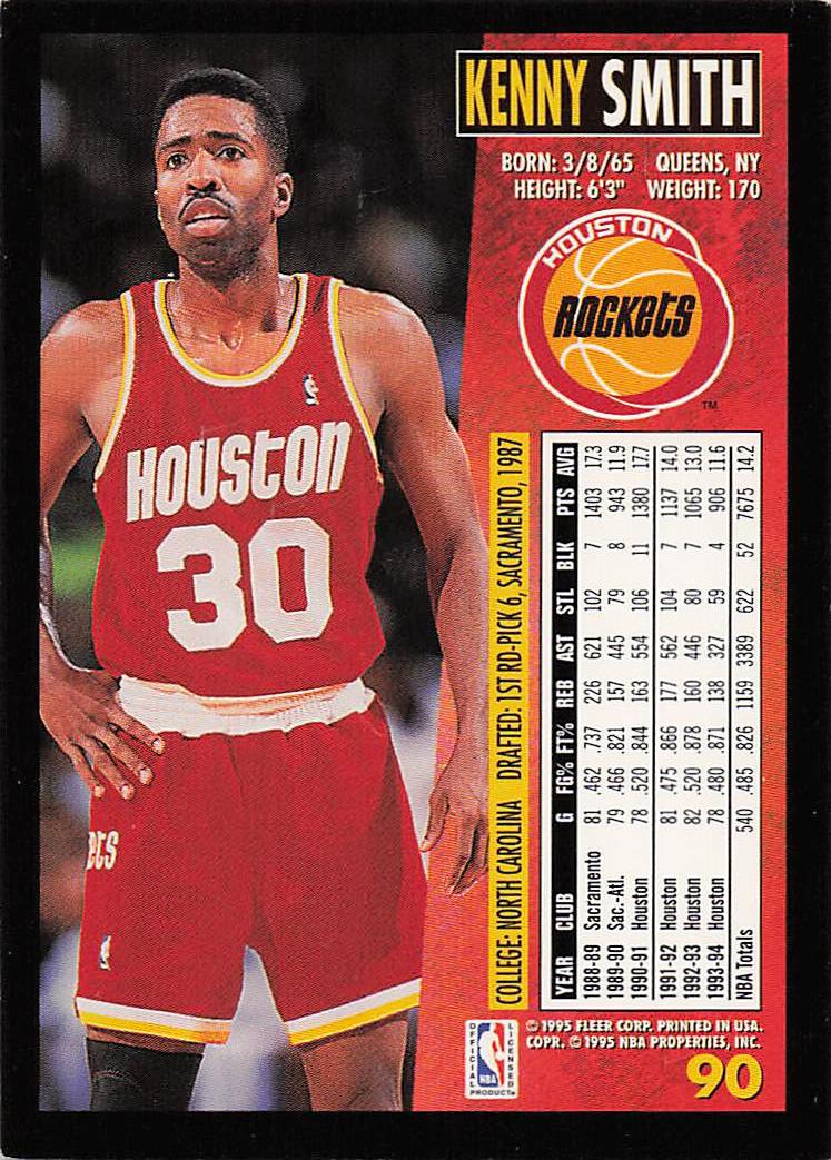 1994-95 Fleer European Basketball Kenny Smith #90
