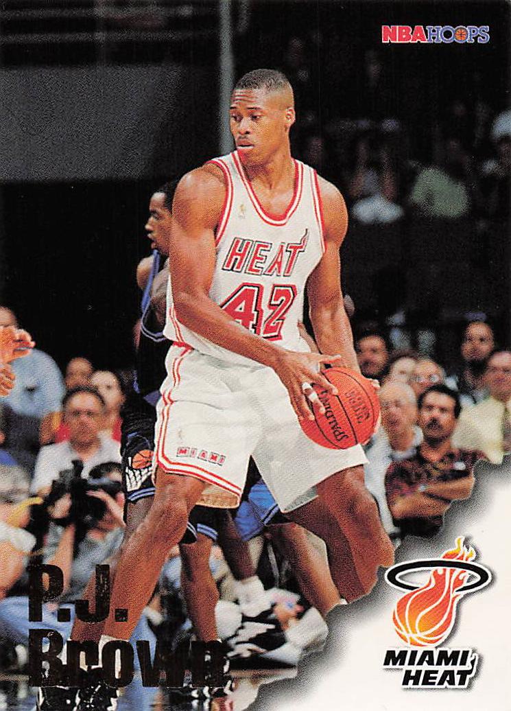 1996-97 Hoops Basketball P.J. Brown #216