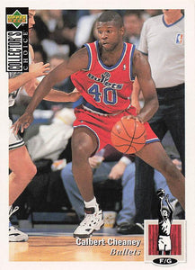 1994-95 Collector's Choice German Basketball Calbert Cheaney #40