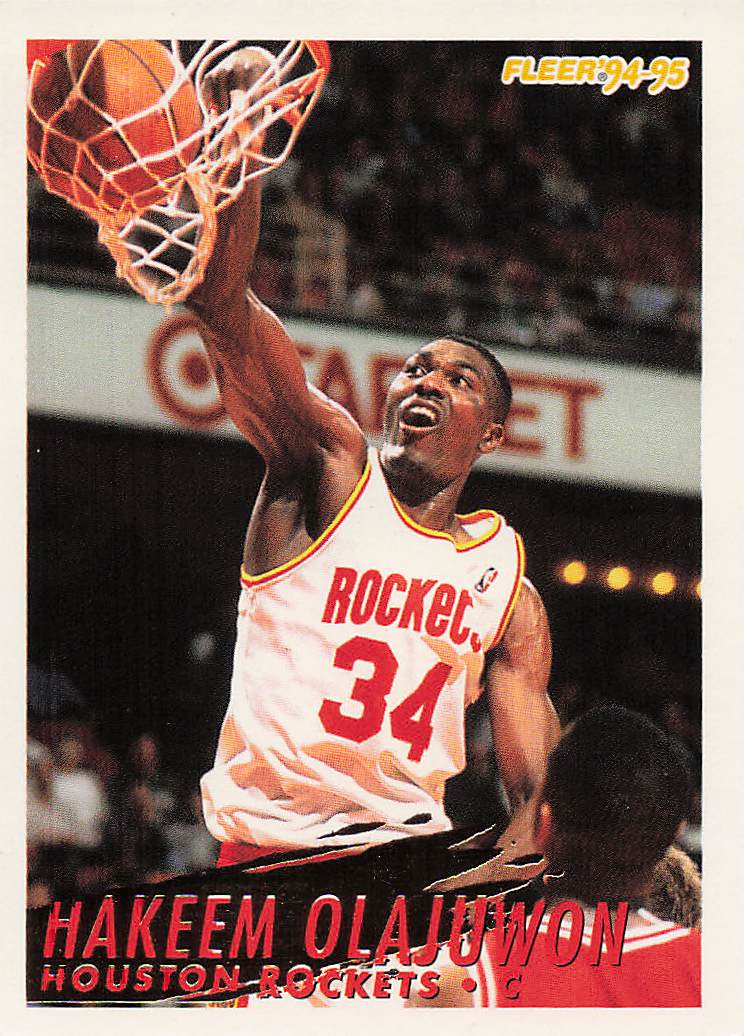 1994-95 Fleer European Basketball Hakeem Olajuwon #89