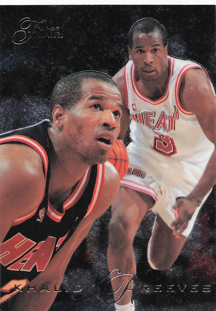 1995-96 Flair Basketball Khalid Reeves #71