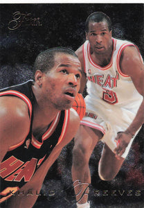 1995-96 Flair Basketball Khalid Reeves #71