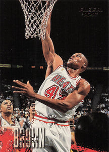 1996-97 Fleer Basketball P.J. Brown #208