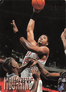 1996-97 Fleer Basketball Alonzo Mourning #58