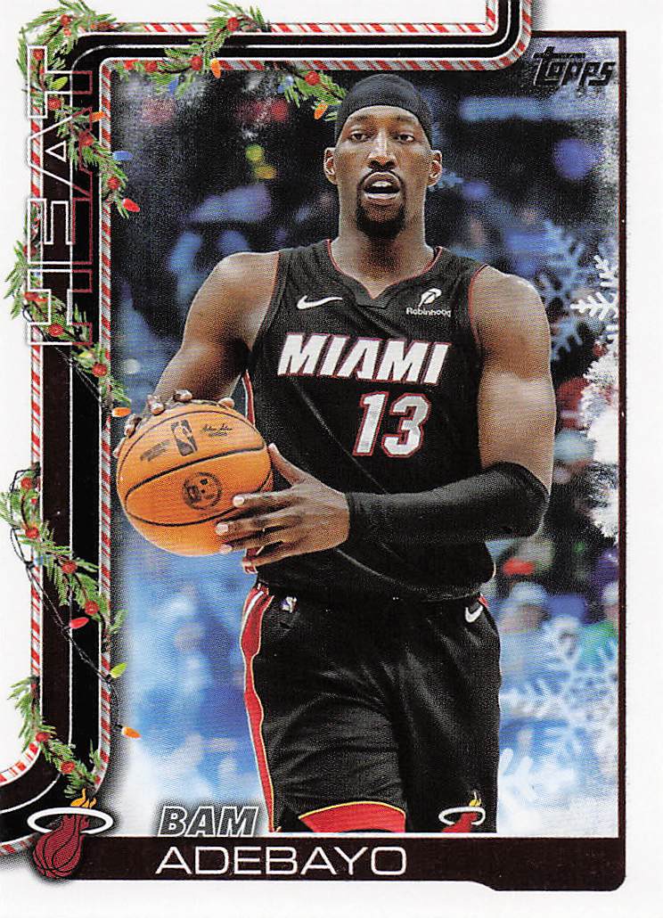 2025-26 Topps Holiday Basketball Bam Adebayo #H60