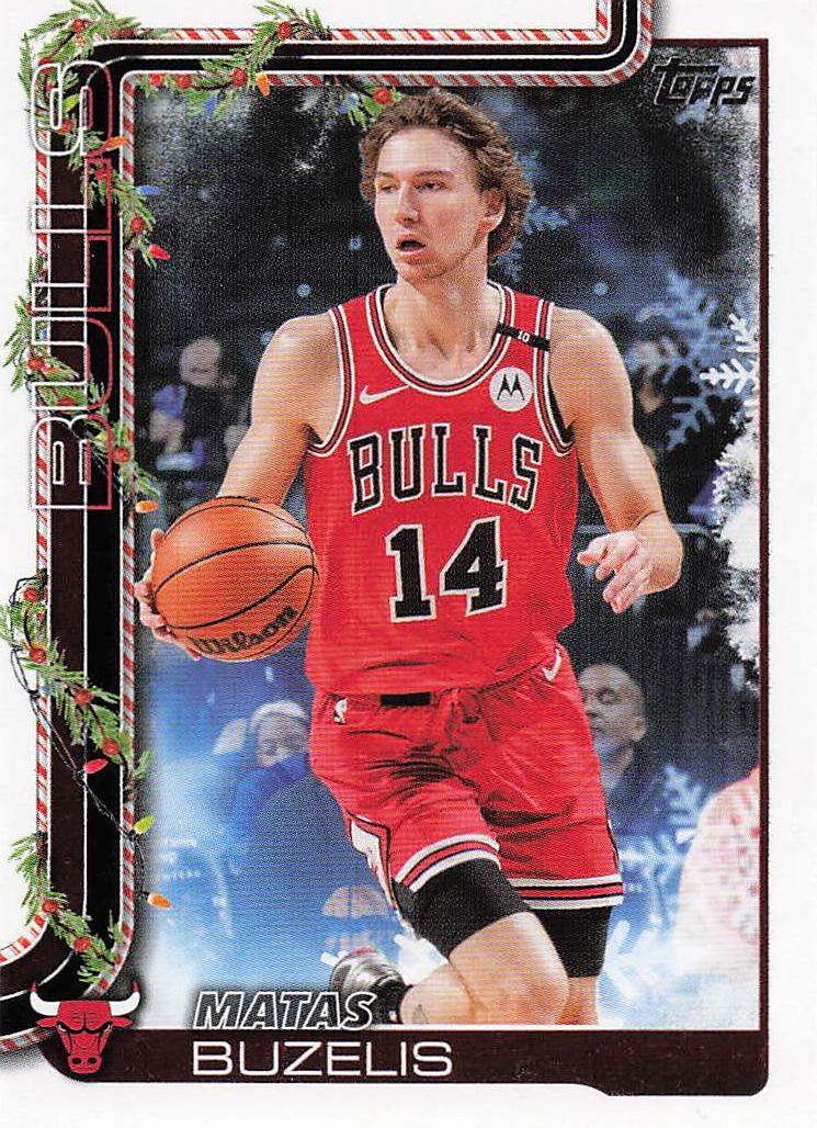 2025-26 Topps Holiday Basketball Matas Buzelis #H30
