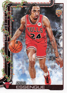 2025-26 Topps Holiday Basketball Noa Essengue #H172 Rookie