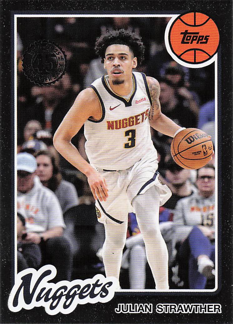 2025-26 Topps Basketball 1980-81 Topps Basketball Julian Strawther #80BK-28
