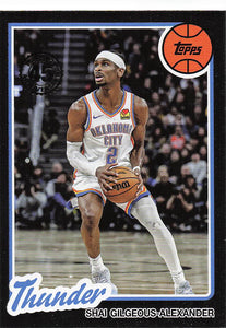2025-26 Topps 1980-81 Topps Basketball Shai Gilgeous-Alexander #80BK-91