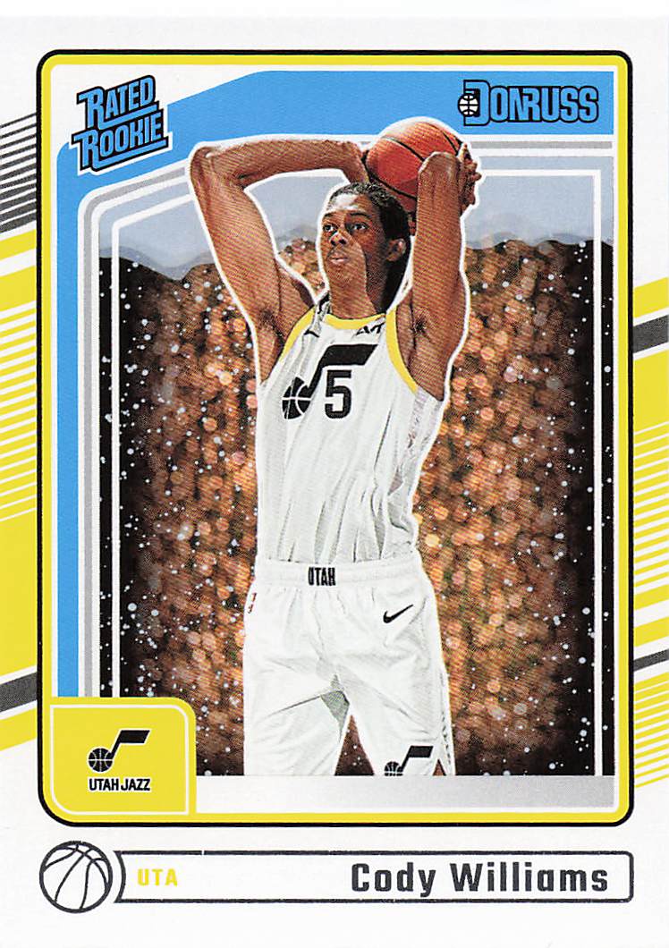 2024-25 Donruss Basketball Winter Cody Williams #230 Rookie