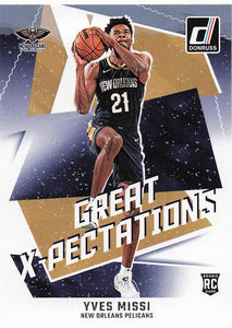 2024-25 Donruss Basketball Great X-Pectations Yves Missi #22