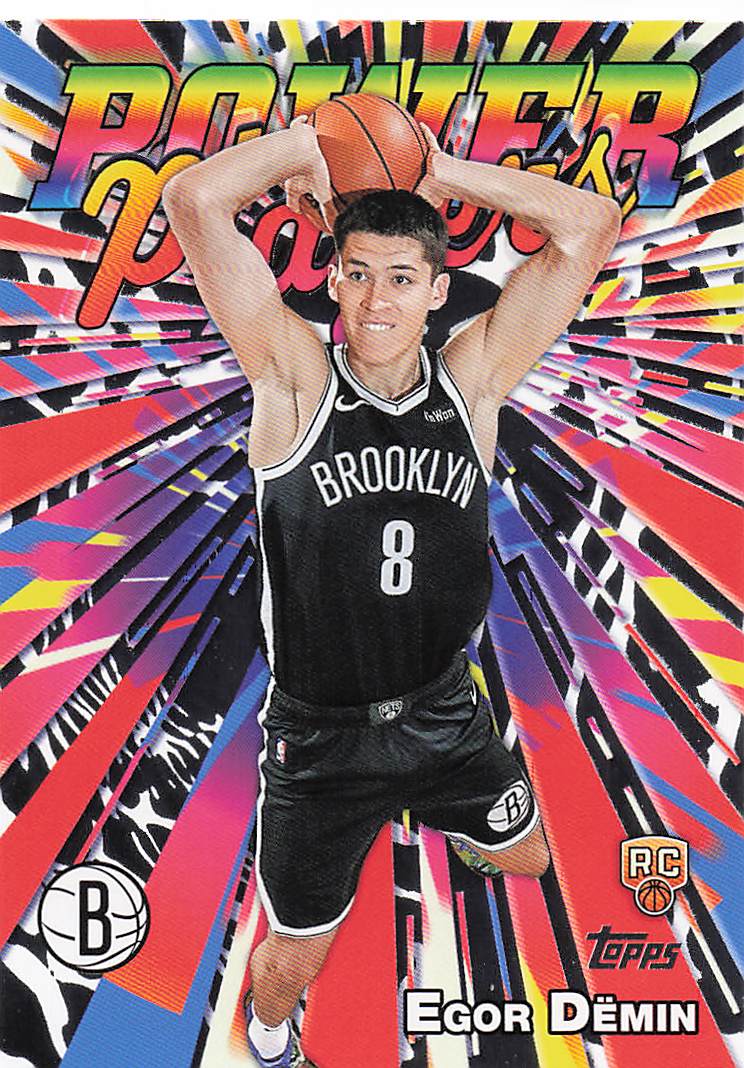 2025-26 Topps Basketball Power Players Egor Dëmin #PP-18