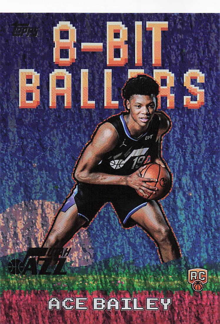 2025-26 Topps Basketball 8-Bit Ballers Holo Foil Ace Bailey #8B-35