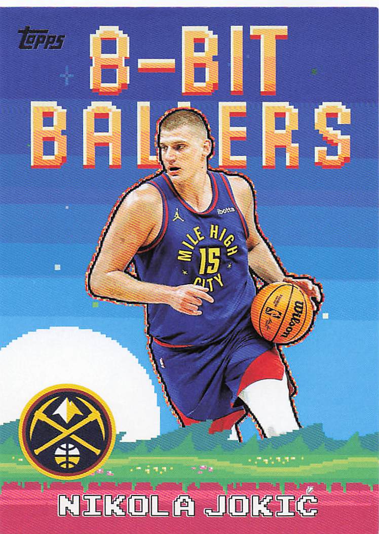 2025-26 Topps Basketball 8-Bit Ballers Nikola Joki? #8B-20